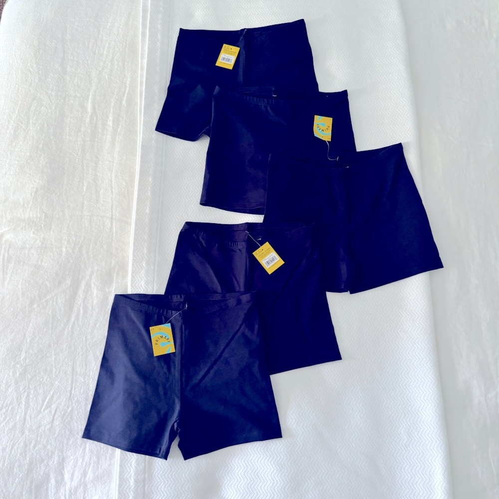 Primary Navy Blue Girls Under Shorts size 10 set of 5 NWT